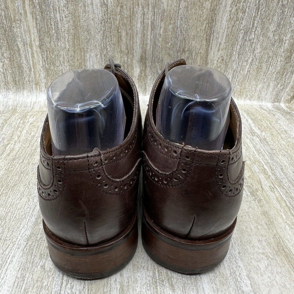 Cole Haan Grand OS Dress Shoes Mens‎ Size 10 Brown Leather Oxfords Wing Tip